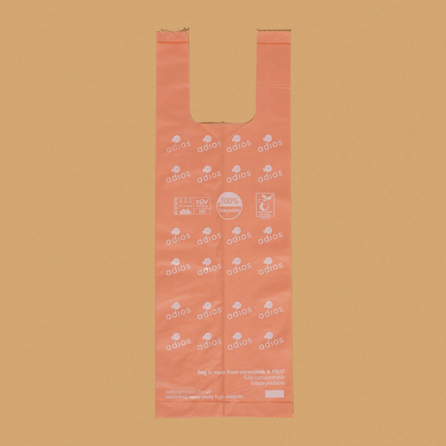 8 rolls in Pink (120 bags) - Handle on a roll (12 x 7") - Image 3